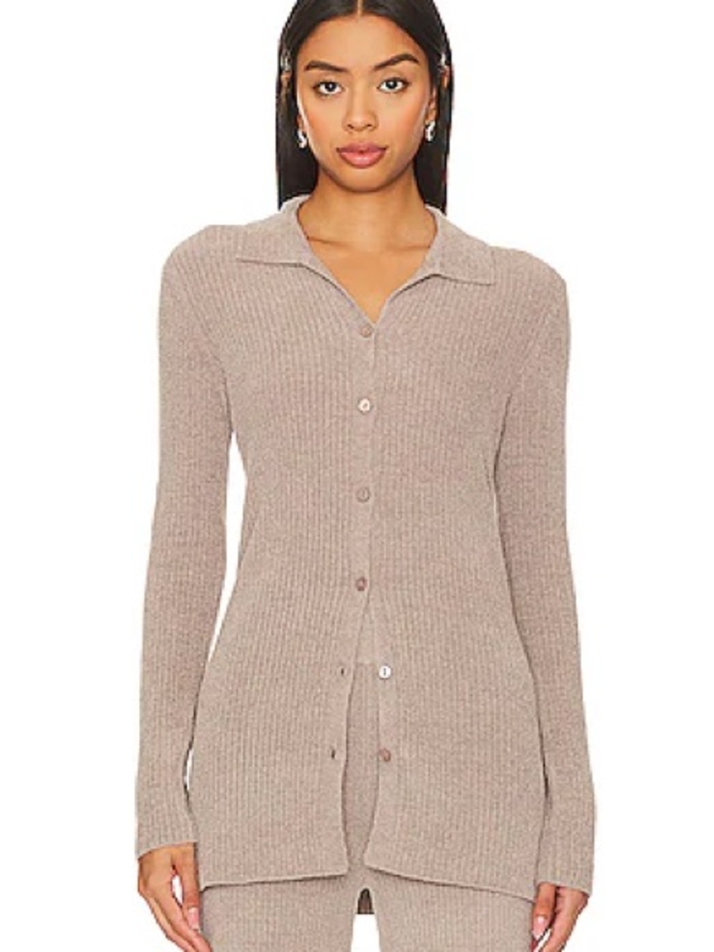 Barefoot Dreams CozyChic Ultra Lite Ribbed Button-Down Cardigan